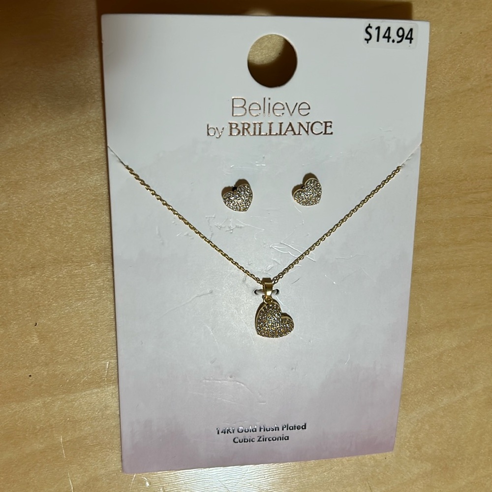 Necklace and earrings set